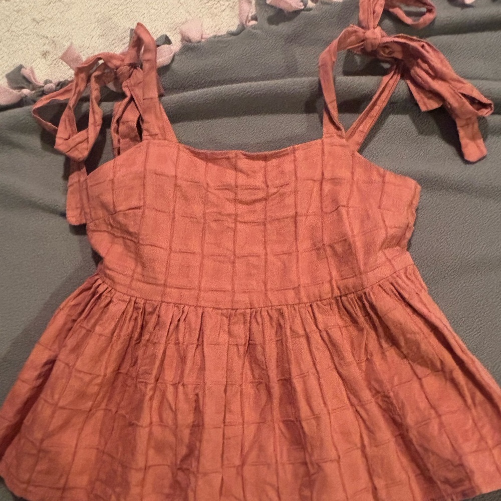 ASOS Terracotta Sleeveless Blouse
